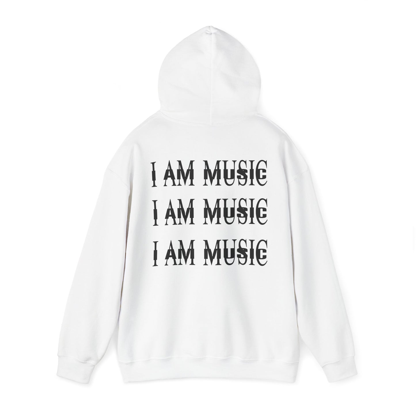 I AM MUSIC HOODIE WHITE