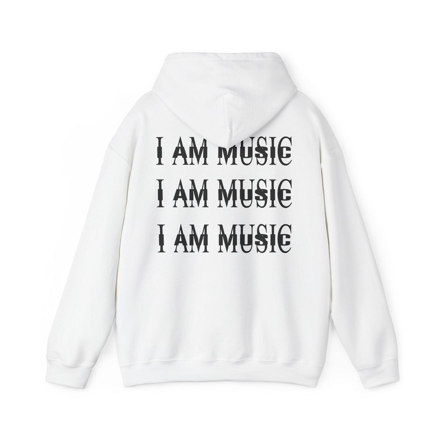 I AM MUSIC HOODIE WHITE