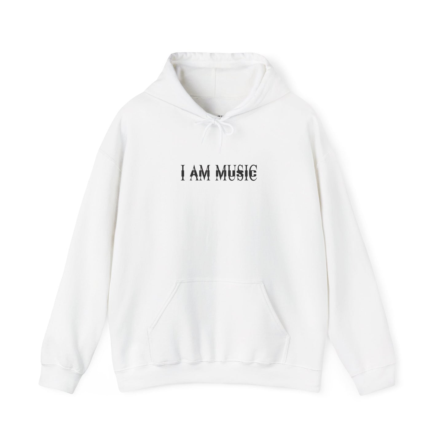 I AM MUSIC HOODIE WHITE